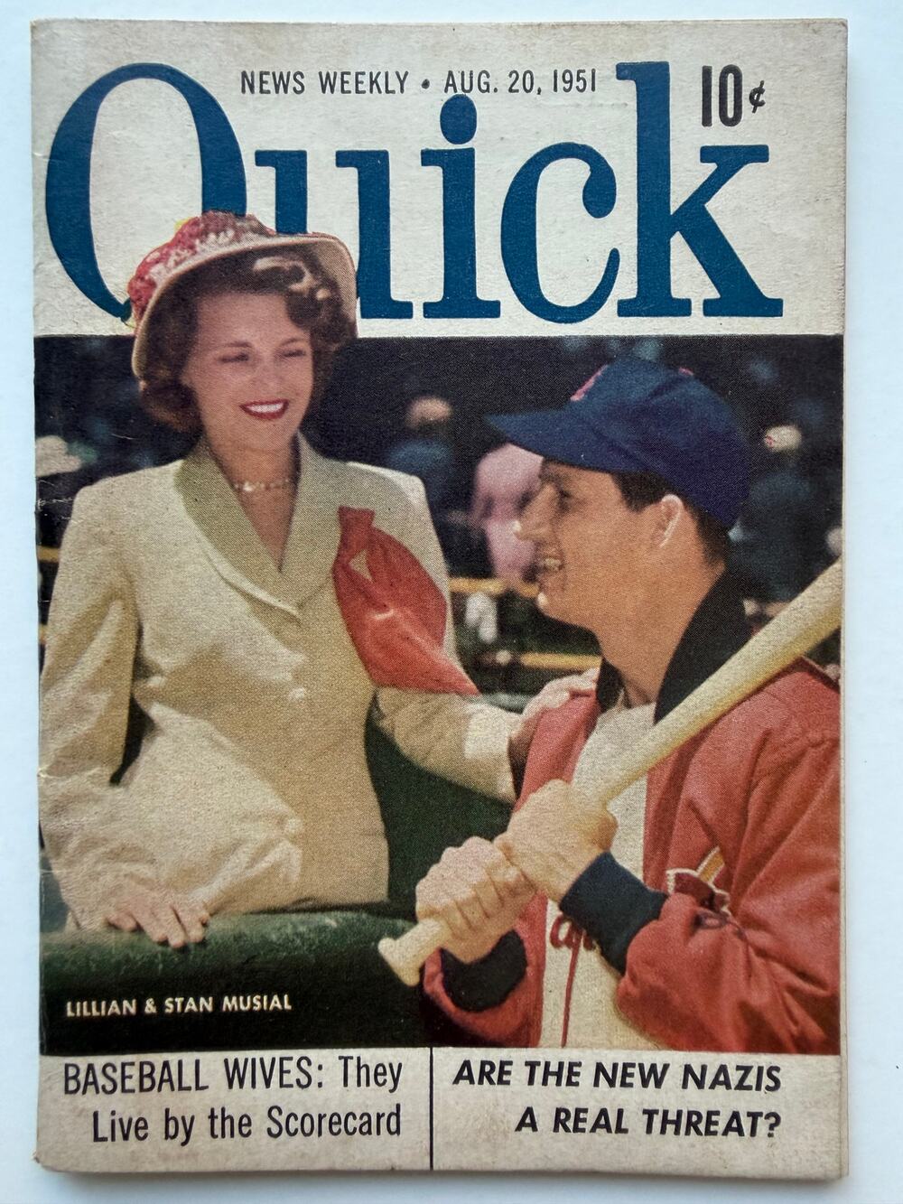 1951 Quick Booklet Stan Musial Baseball St. Louis Cardinals MLB Stan the Man HOF